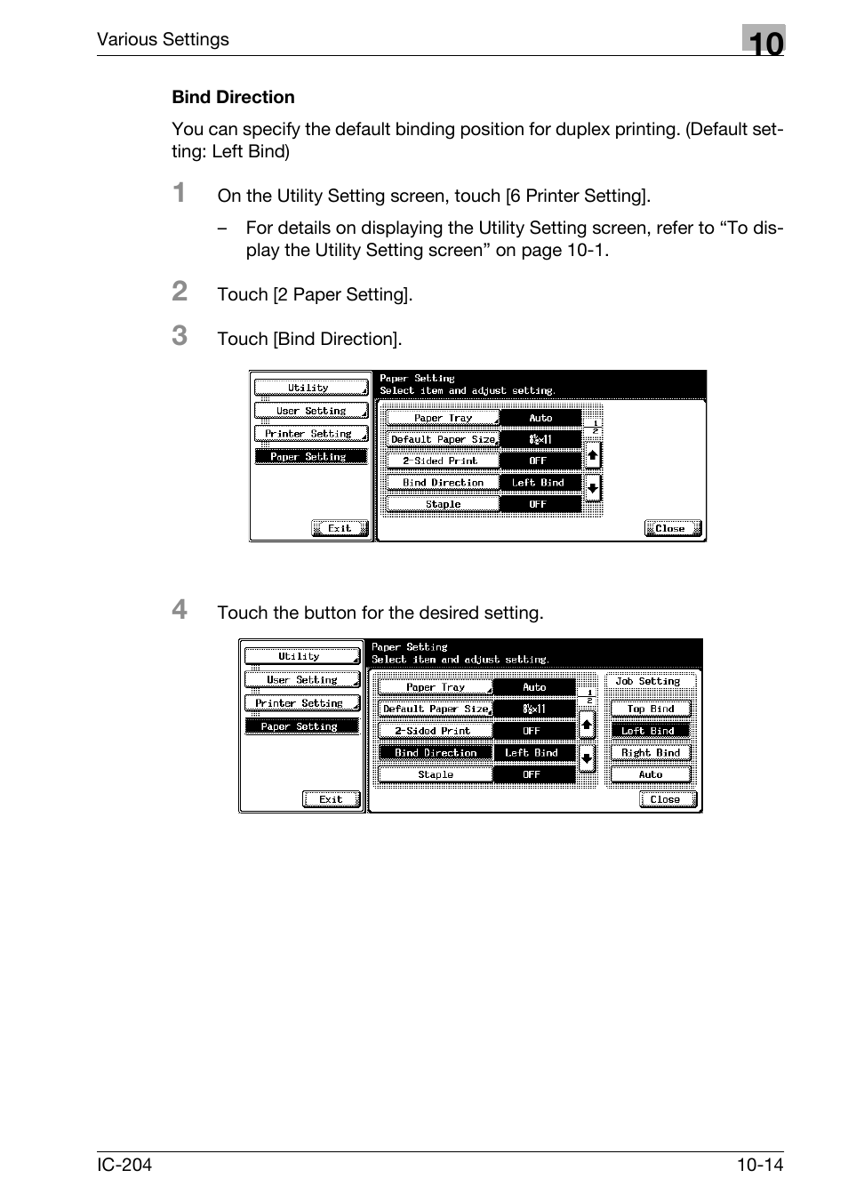 Bind direction -14 | Konica Minolta bizhub 420 User Manual | Page 289 / 401