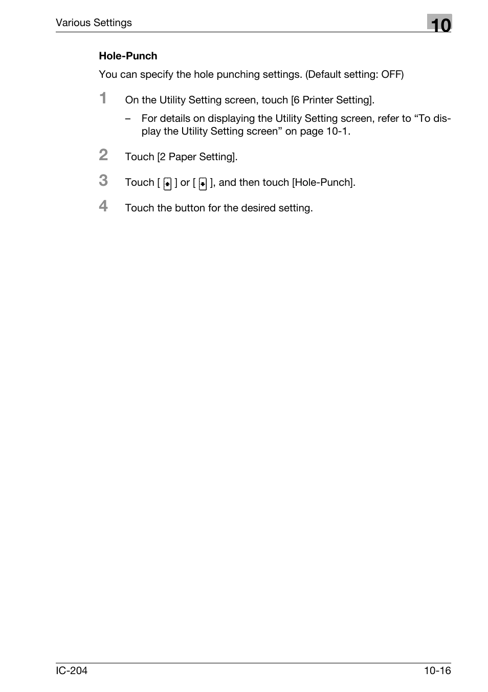 Hole-punch -16 | Konica Minolta bizhub 420 User Manual | Page 291 / 401