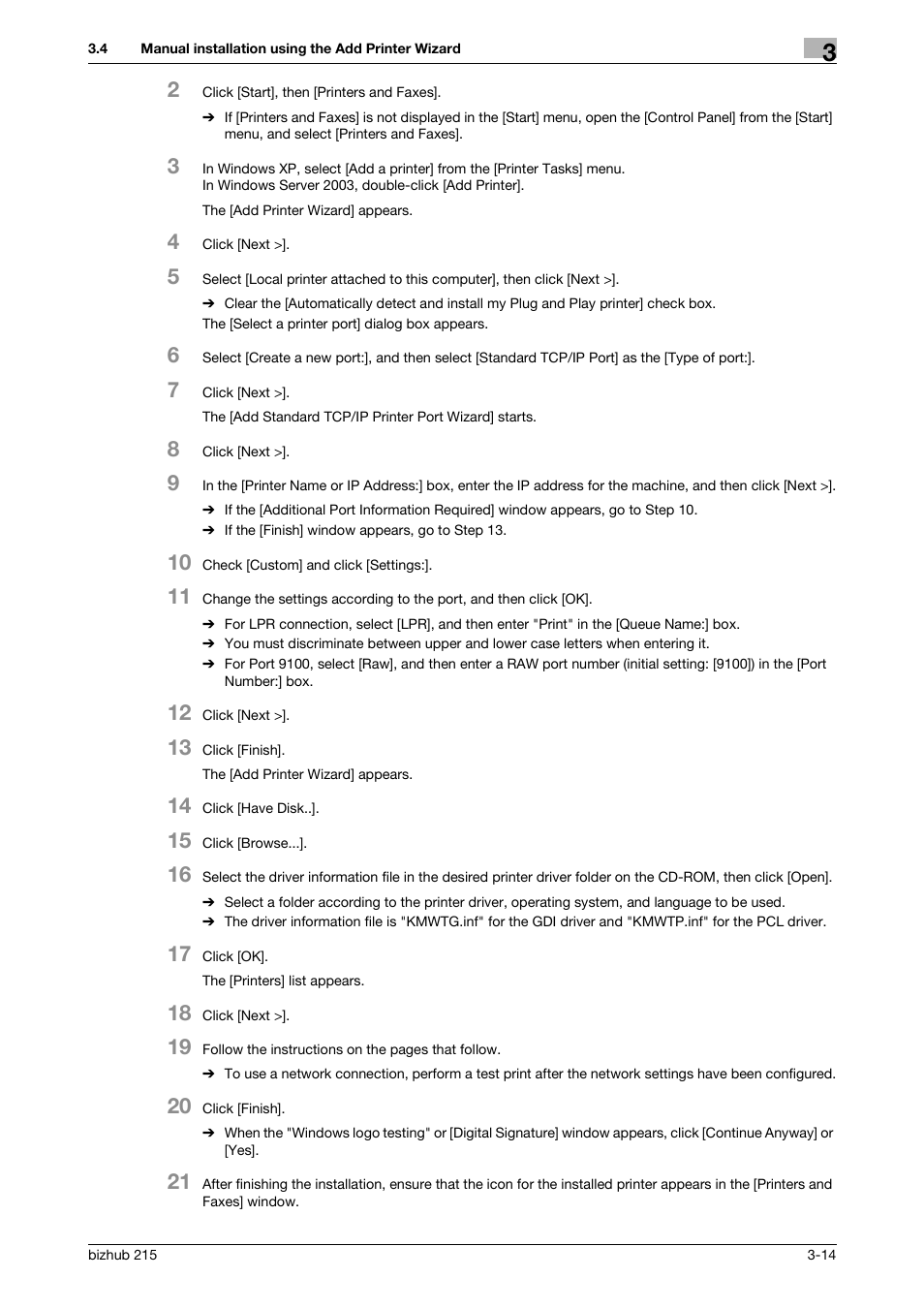 Konica Minolta Bizhub 215 User Manual | Page 30 / 88