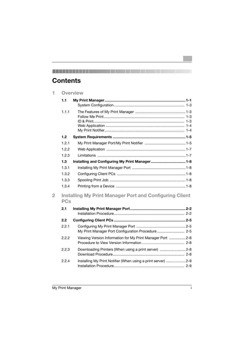 Konica Minolta PageScope Enterprise Suite User Manual | Page 2 / 53
