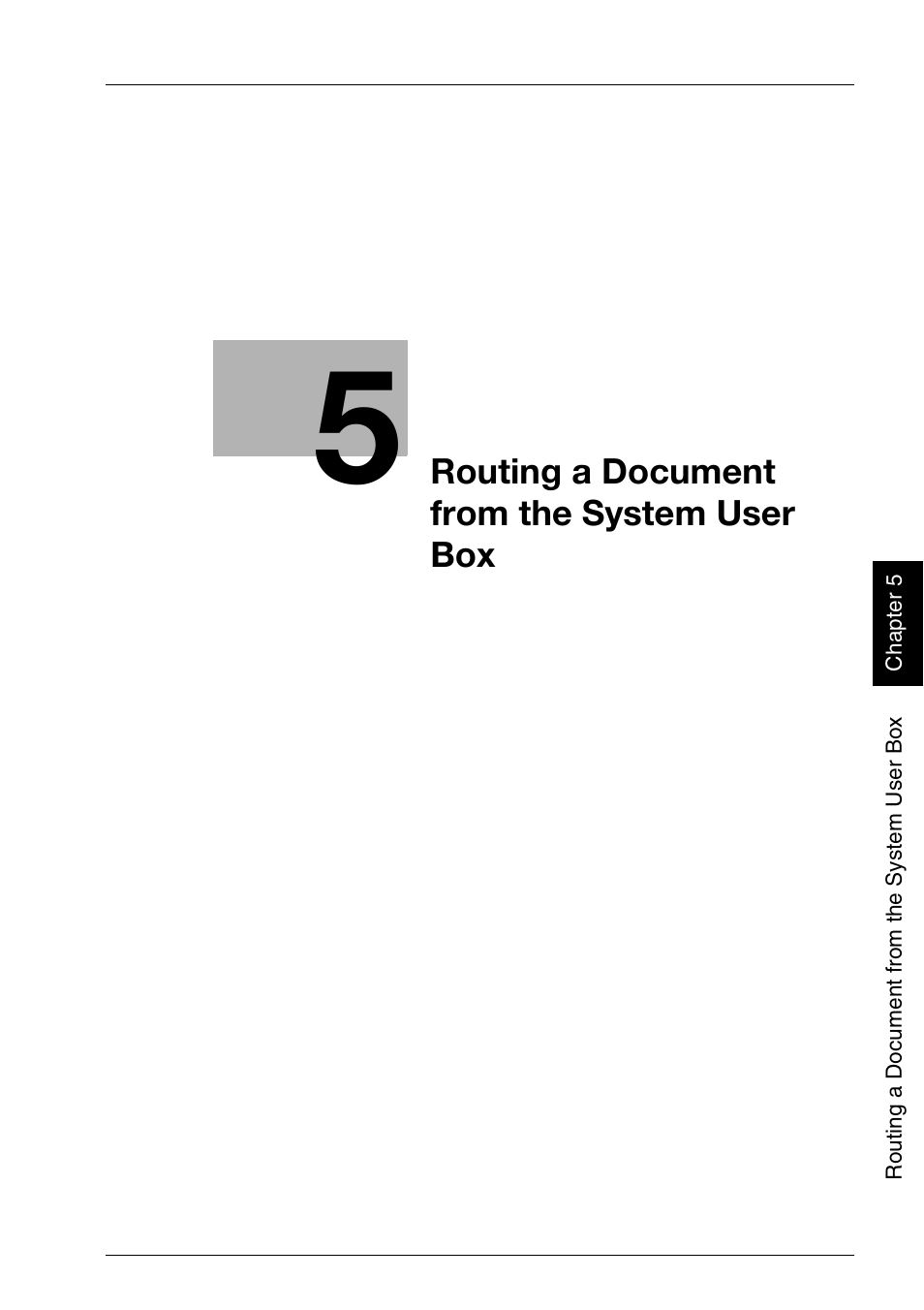 Routing a document from the system user box | Konica Minolta bizhub 500 User Manual | Page 126 / 218