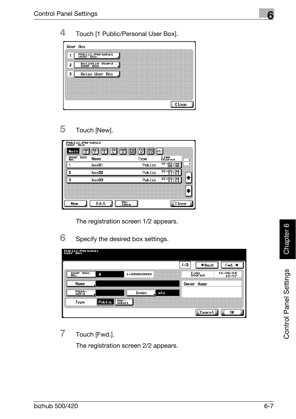 Konica Minolta bizhub 500 User Manual | Page 154 / 218