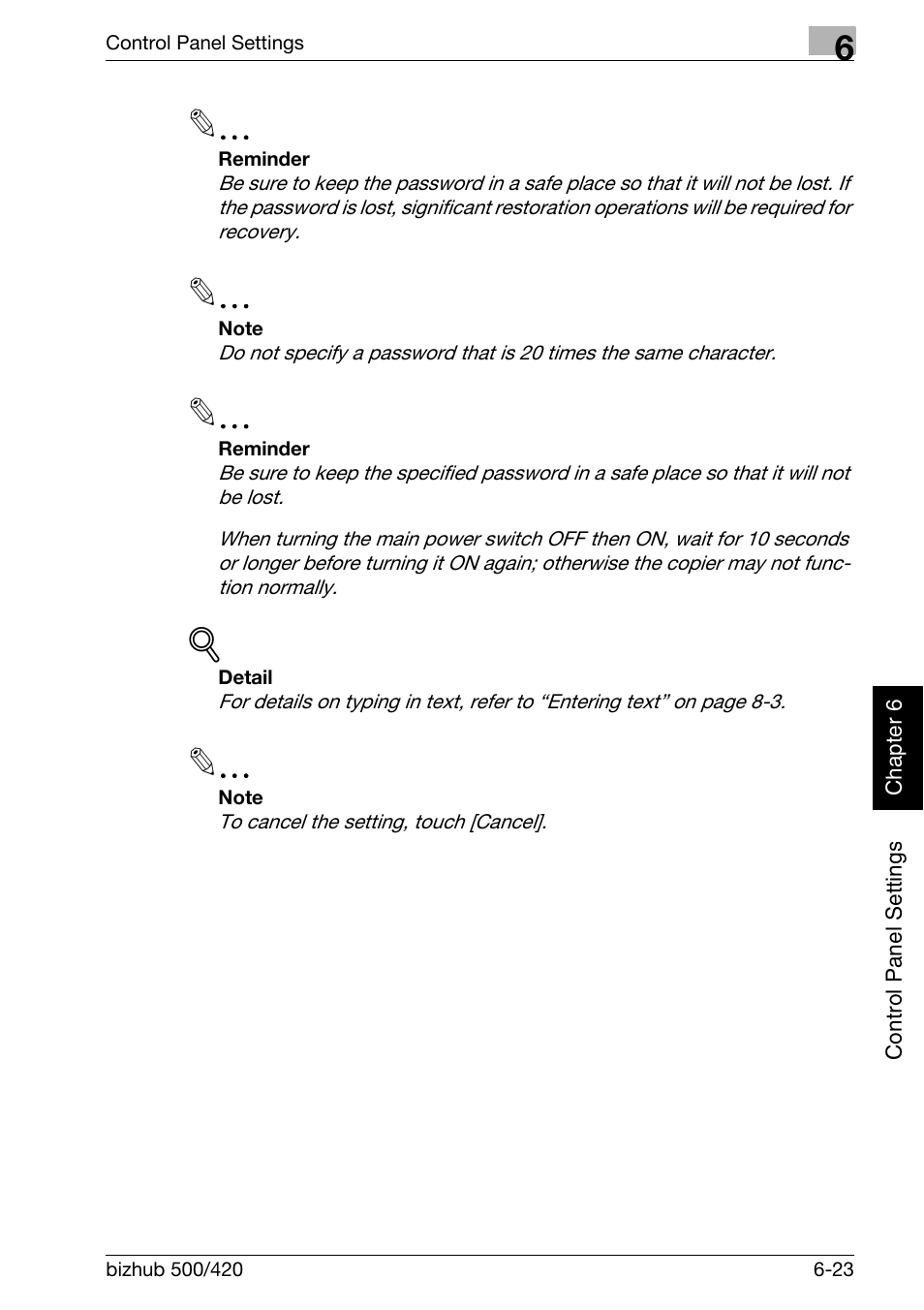 Konica Minolta bizhub 500 User Manual | Page 170 / 218