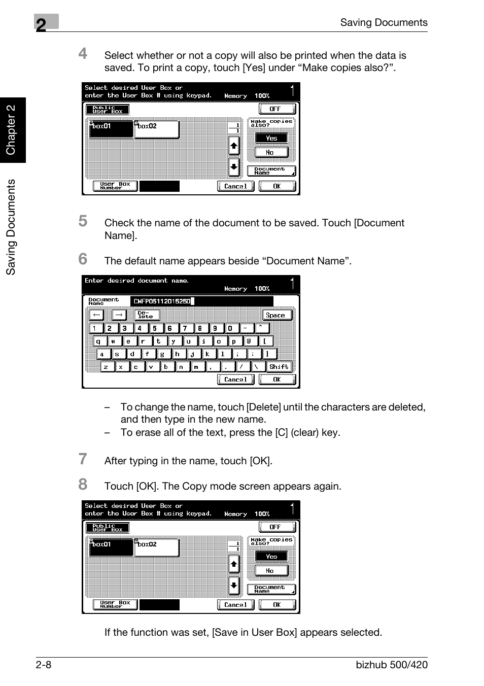 Konica Minolta bizhub 500 User Manual | Page 31 / 218