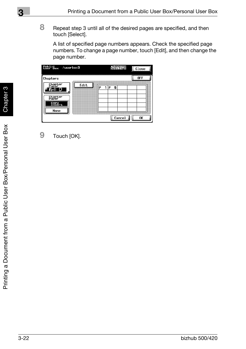 Konica Minolta bizhub 500 User Manual | Page 61 / 218