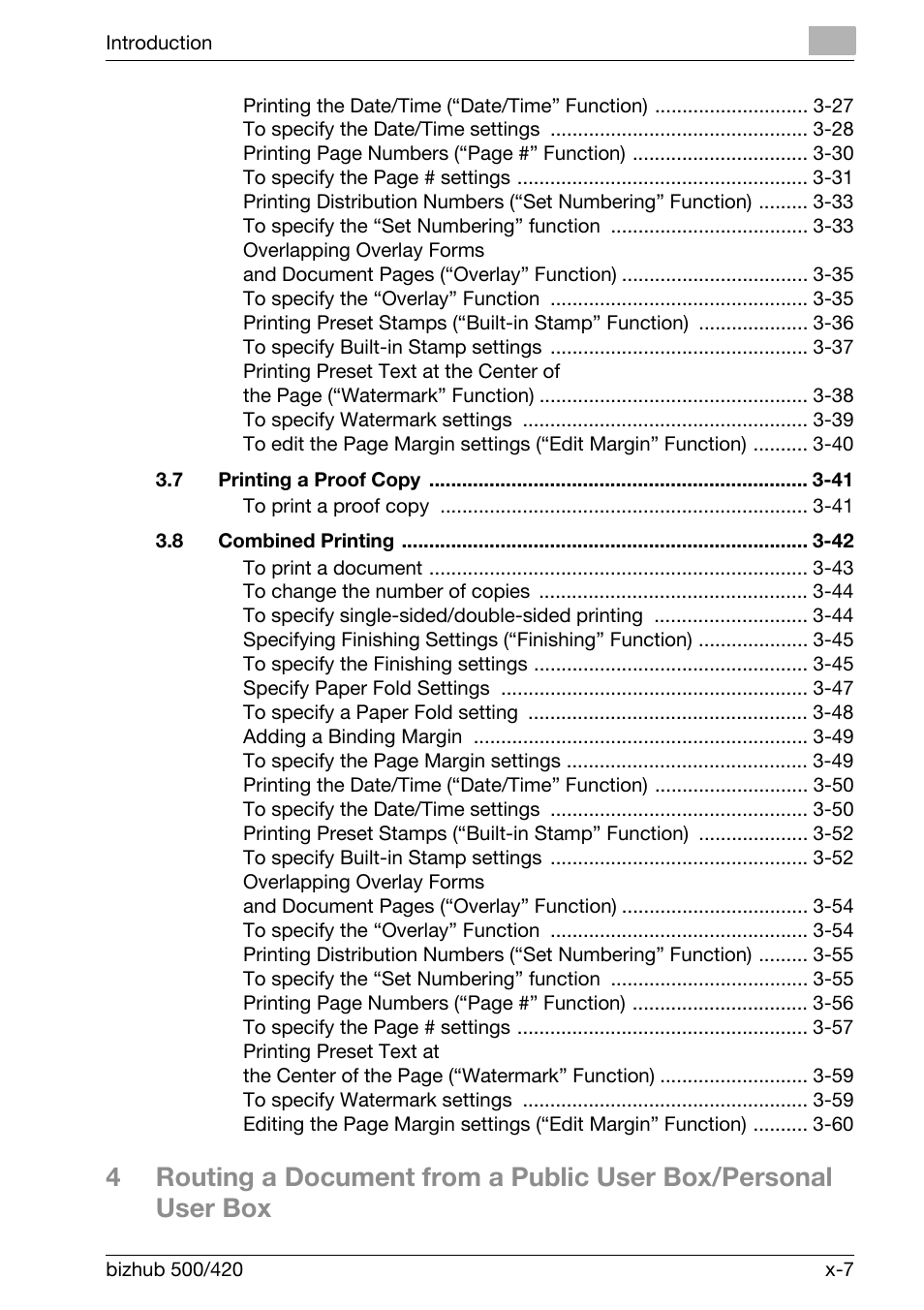 Konica Minolta bizhub 500 User Manual | Page 8 / 218