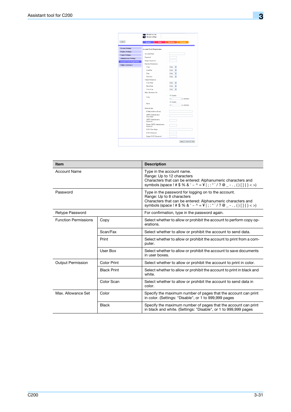 Konica Minolta bizhub C200 User Manual | Page 126 / 167