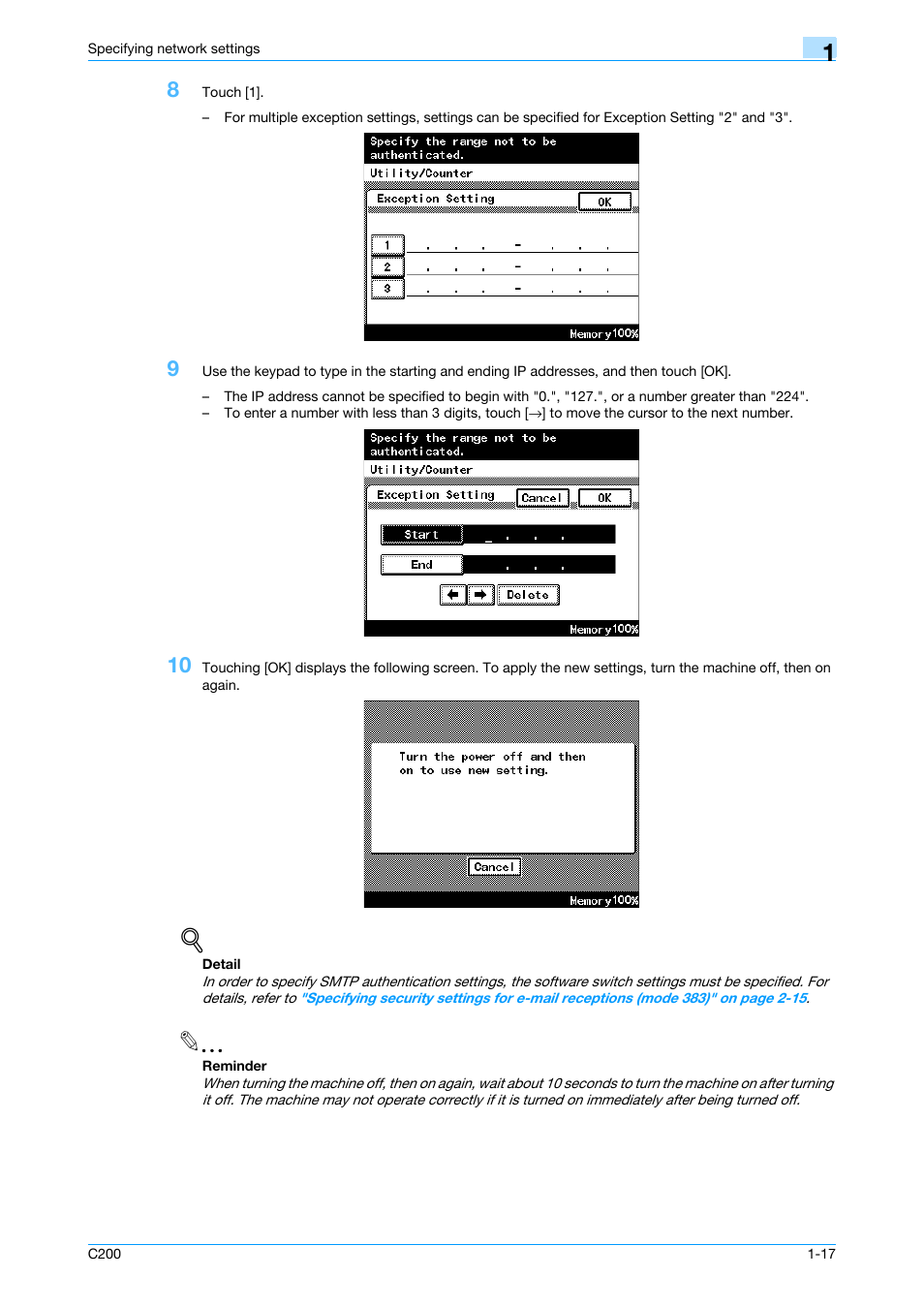 Konica Minolta bizhub C200 User Manual | Page 28 / 167