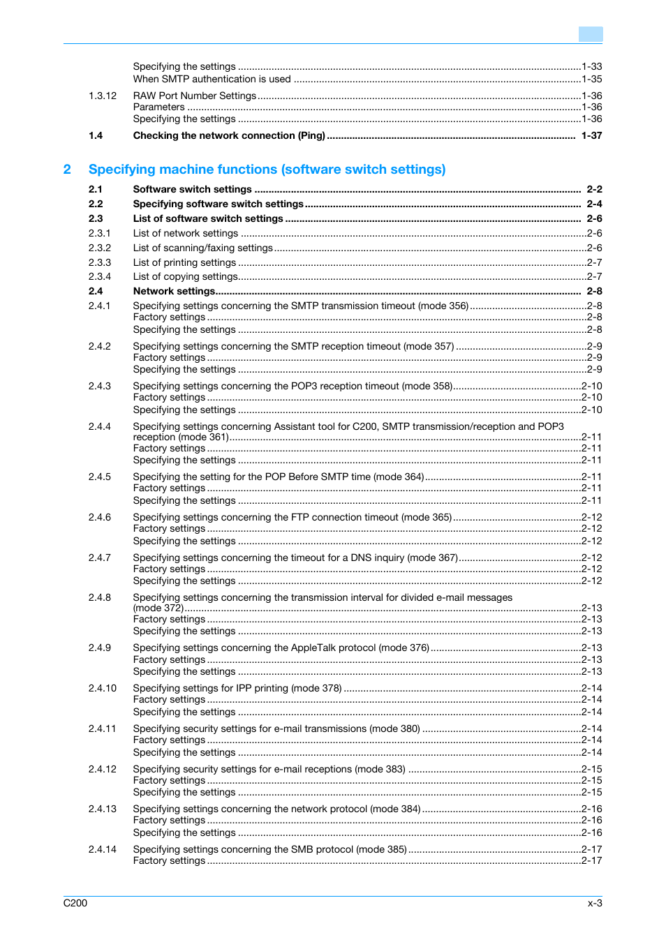 Konica Minolta bizhub C200 User Manual | Page 4 / 167