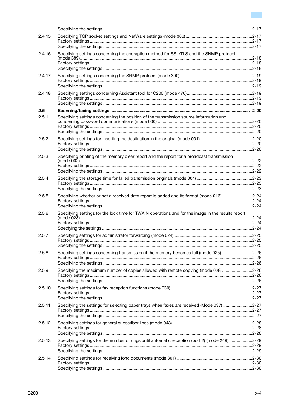 Konica Minolta bizhub C200 User Manual | Page 5 / 167