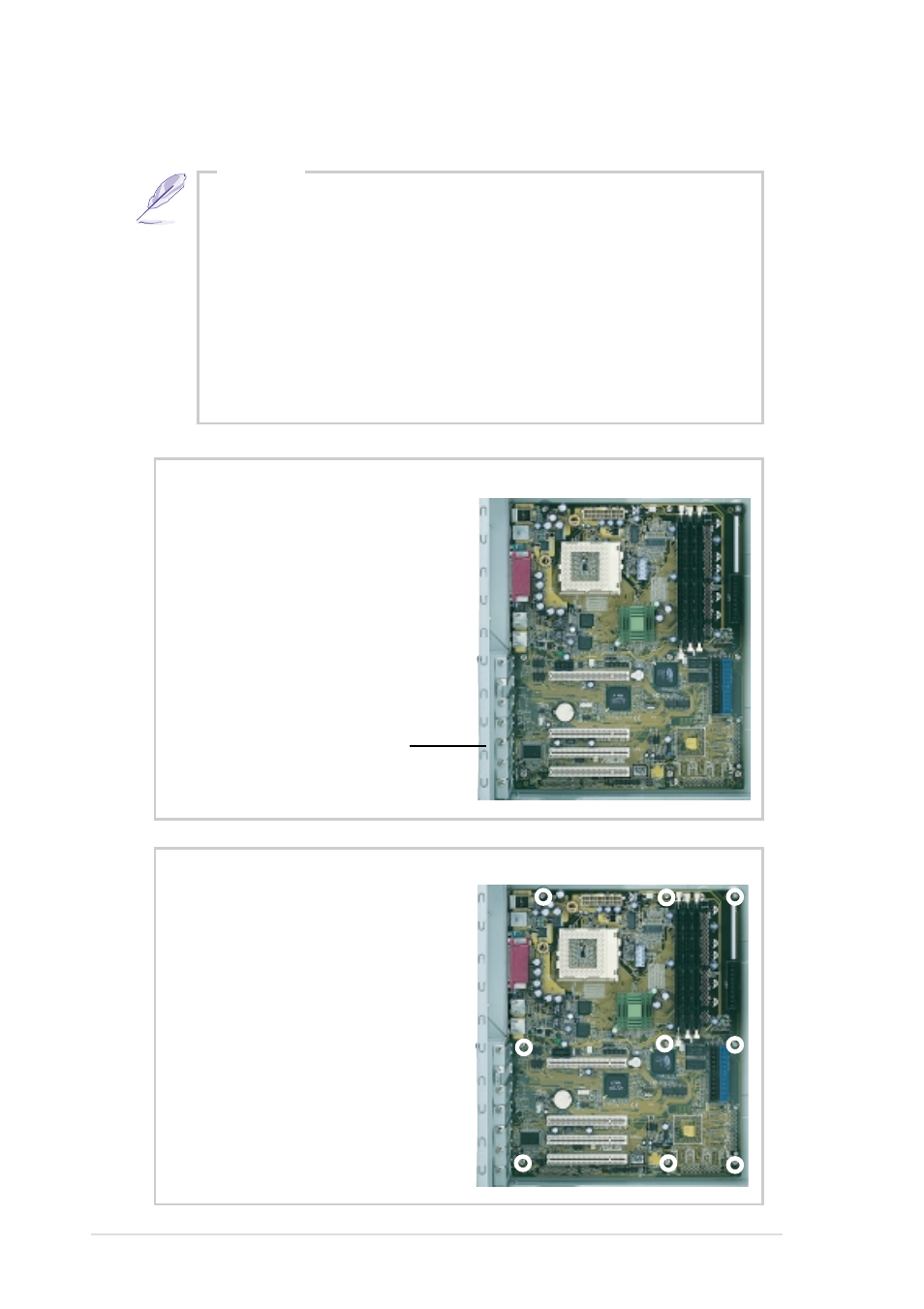 3 motherboard placement, Placement direction, Motherboard screws | Asus Pentium III IDE RAID Server AP110 User Manual | Page 22 / 50