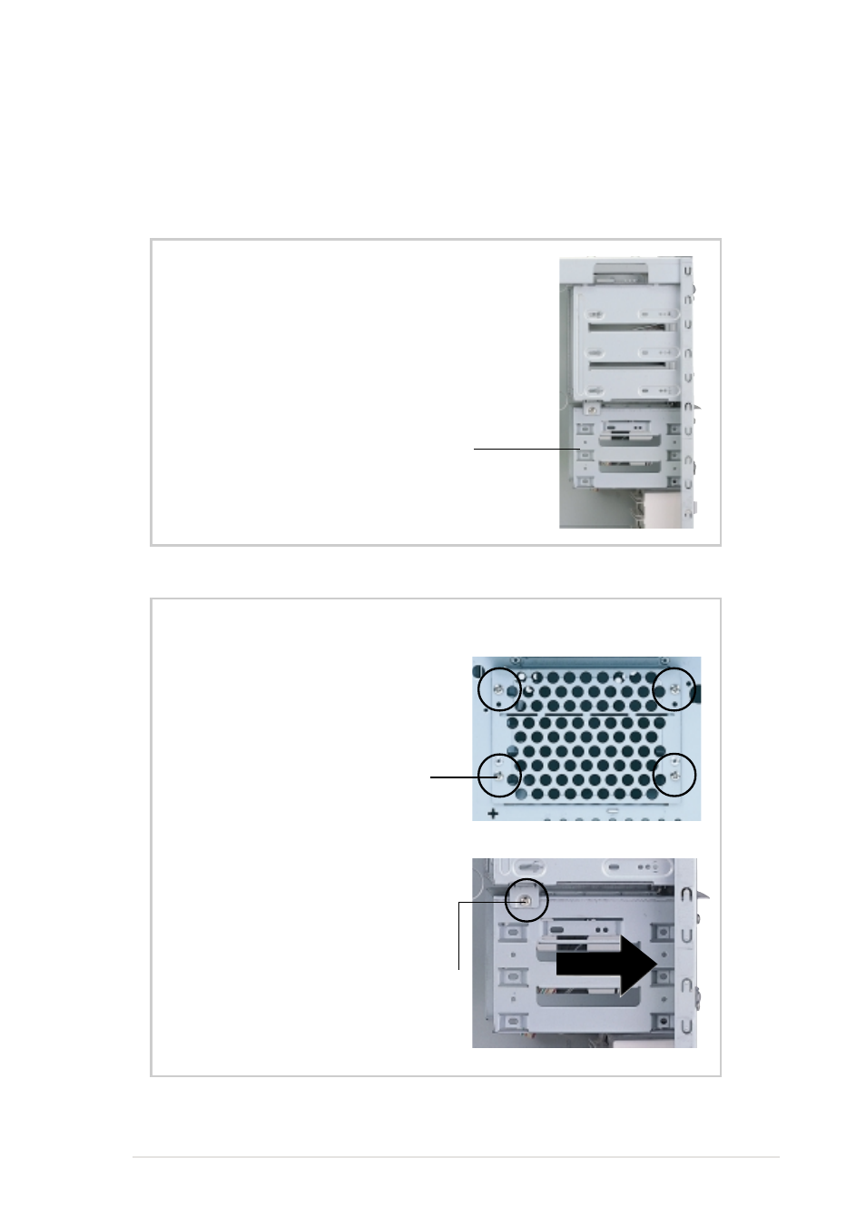 6 install a hard disk drive, Hdd metal cage, Remove the hdd cage | Asus Pentium III IDE RAID Server AP110 User Manual | Page 27 / 50