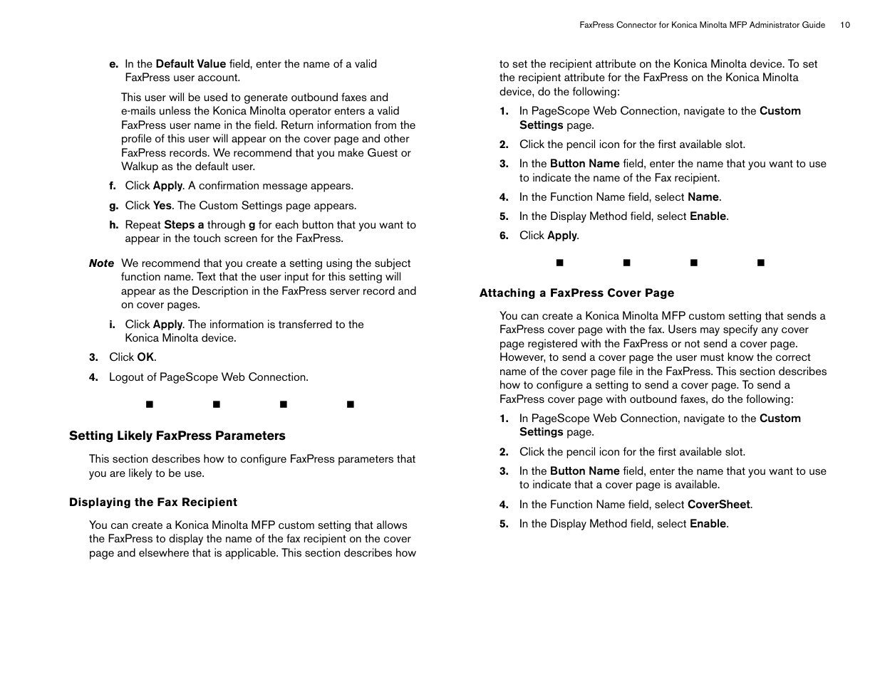 Konica Minolta OpenText FaxPress User Manual | Page 18 / 28