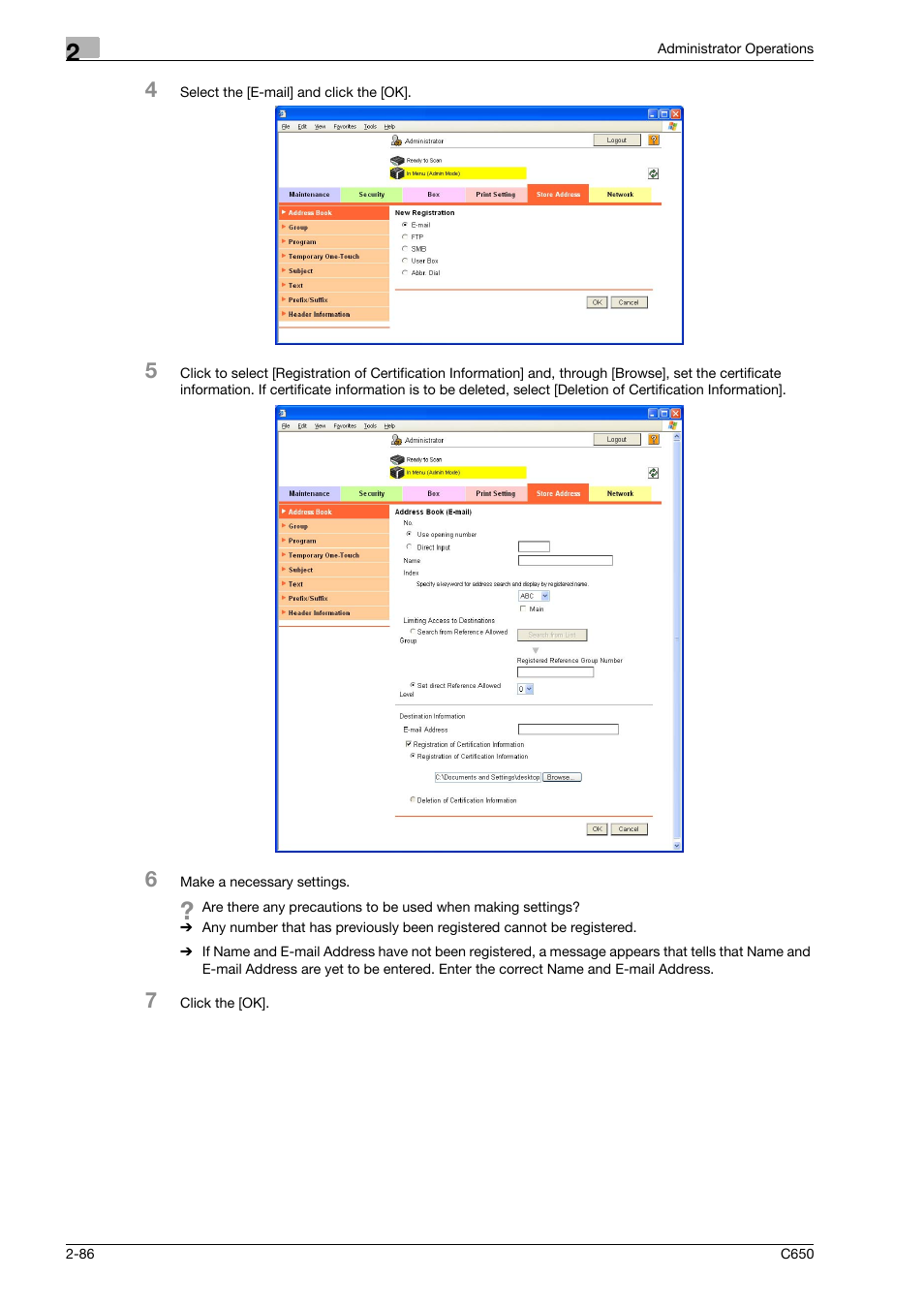 Konica Minolta bizhub C650 User Manual | Page 101 / 192