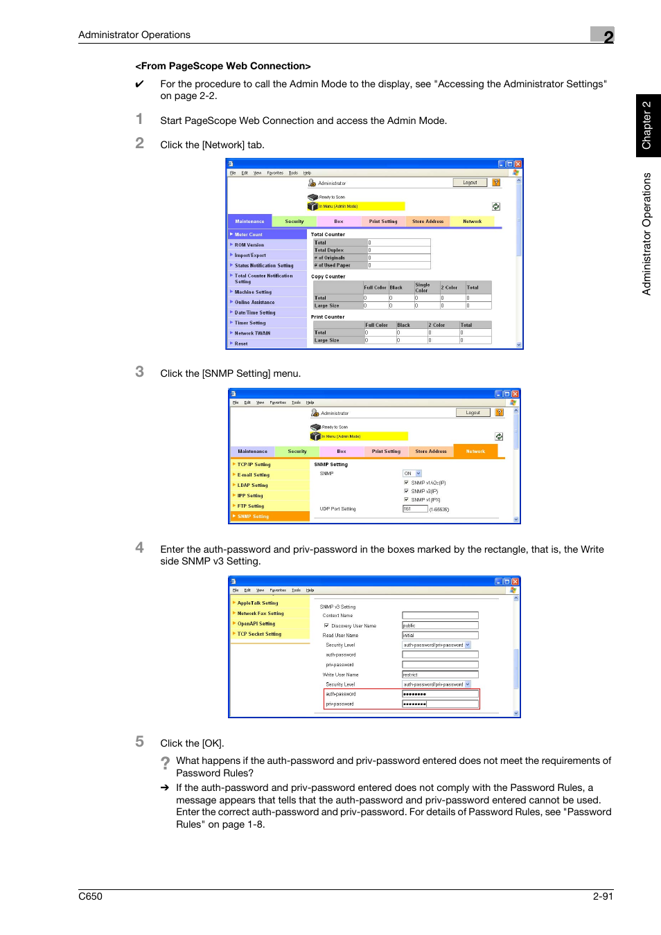 Konica Minolta bizhub C650 User Manual | Page 106 / 192