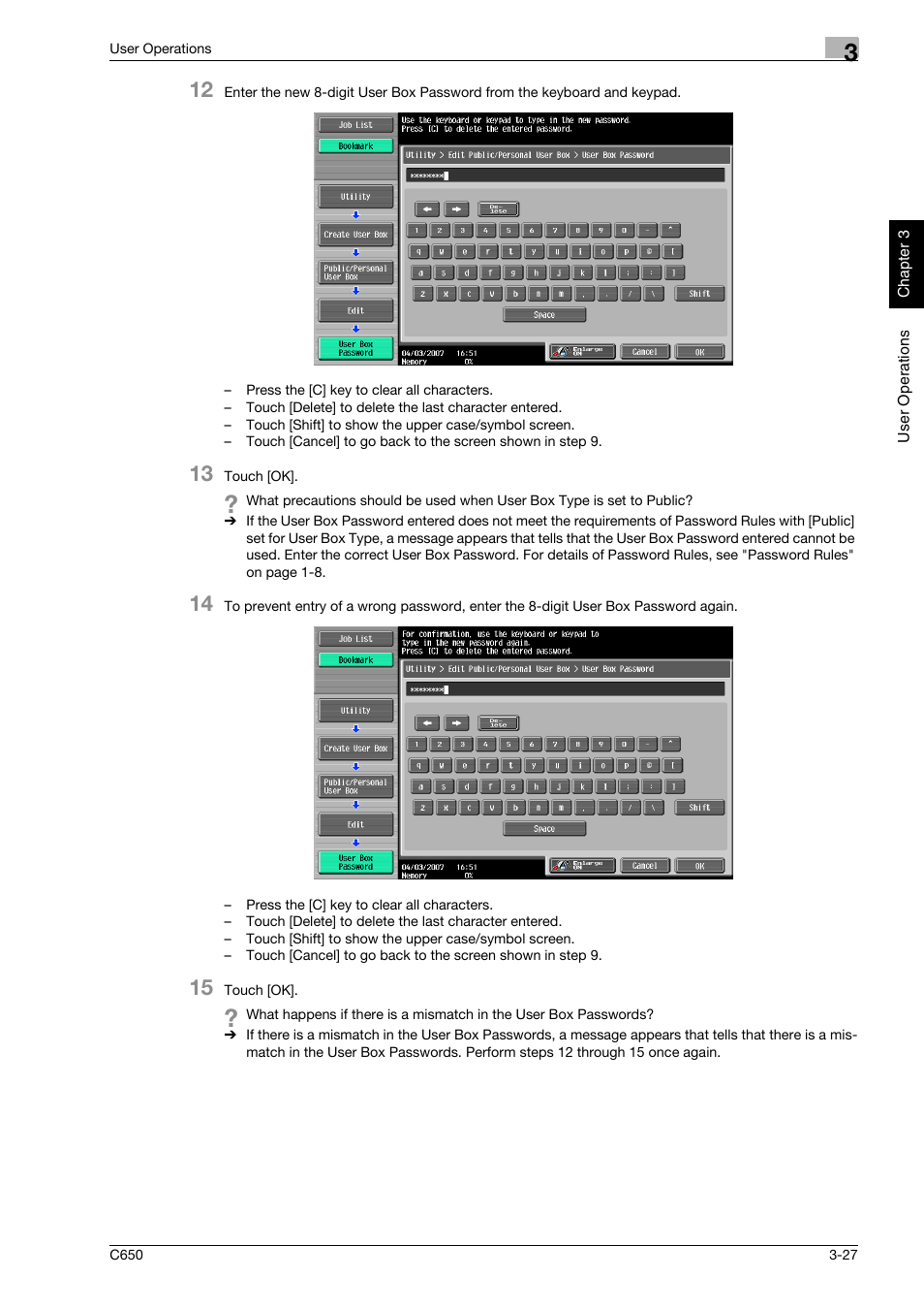 Konica Minolta bizhub C650 User Manual | Page 142 / 192