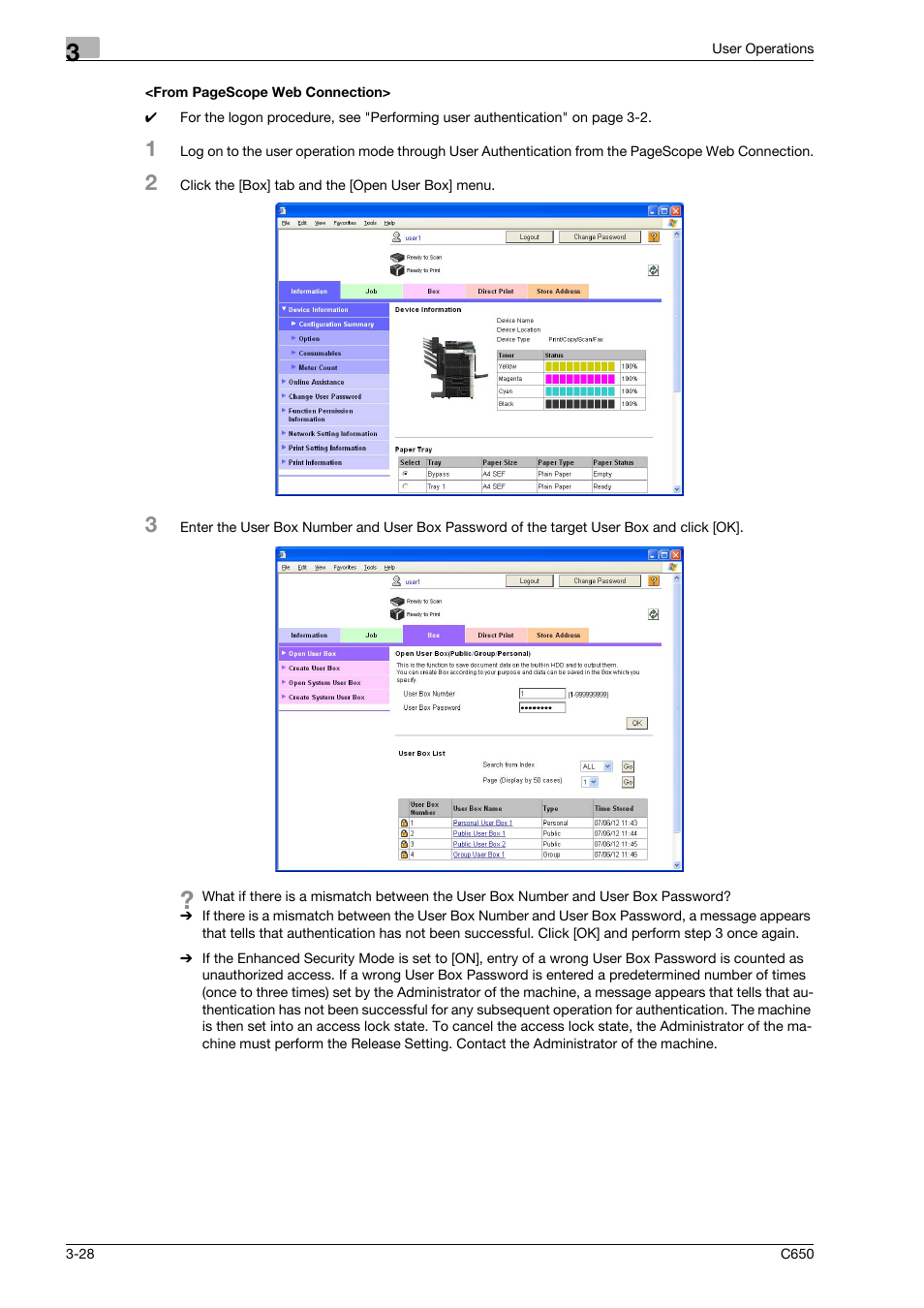 Konica Minolta bizhub C650 User Manual | Page 143 / 192