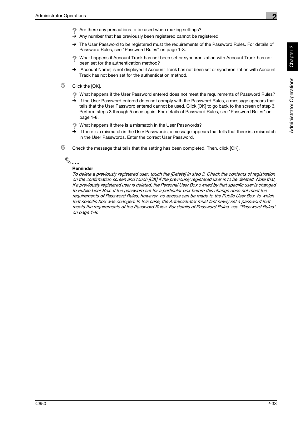 Konica Minolta bizhub C650 User Manual | Page 48 / 192