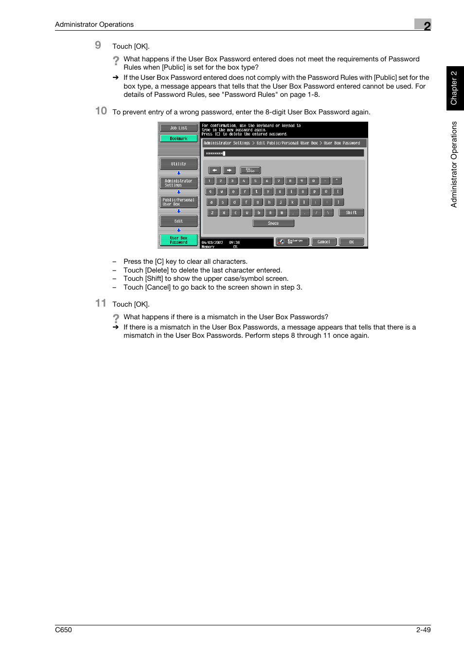 Konica Minolta bizhub C650 User Manual | Page 64 / 192