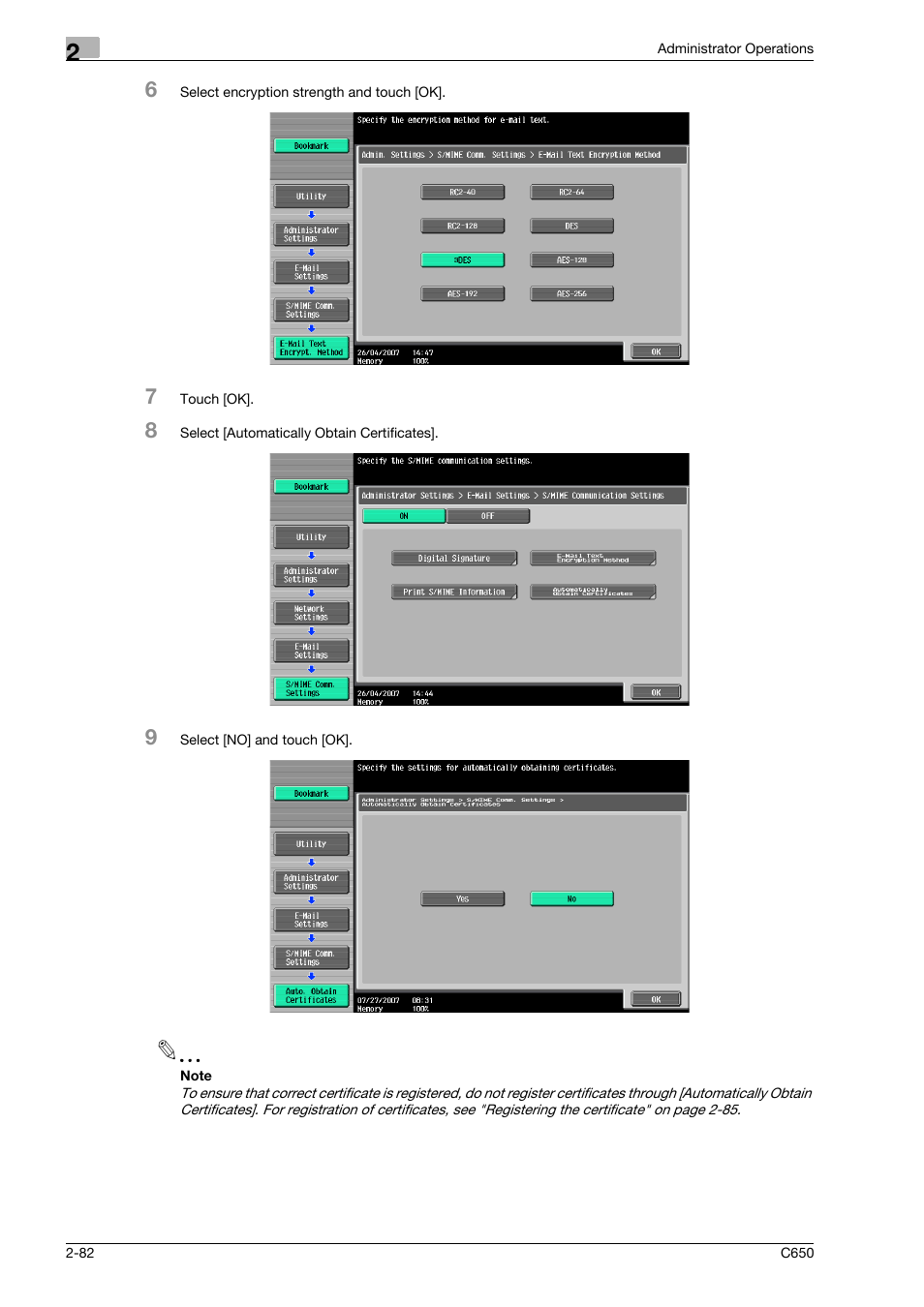 Konica Minolta bizhub C650 User Manual | Page 97 / 192