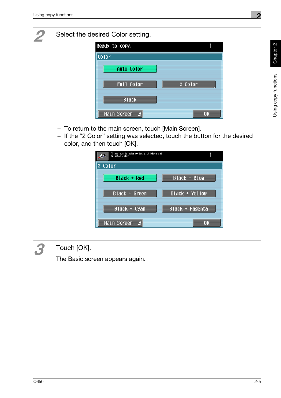 Konica Minolta bizhub C650 User Manual | Page 34 / 118