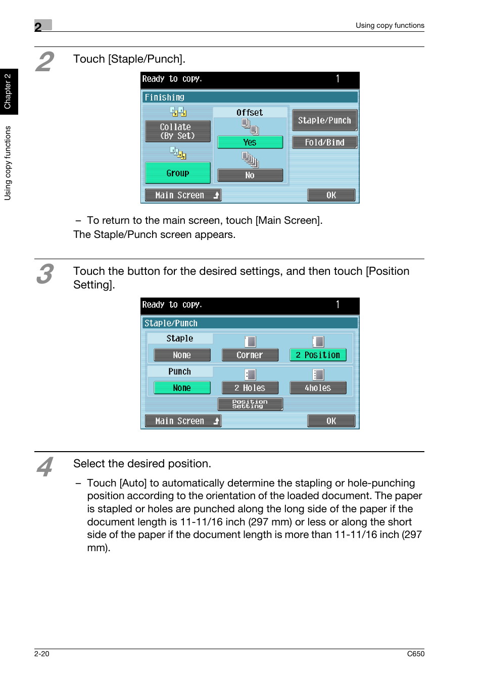 Konica Minolta bizhub C650 User Manual | Page 49 / 118