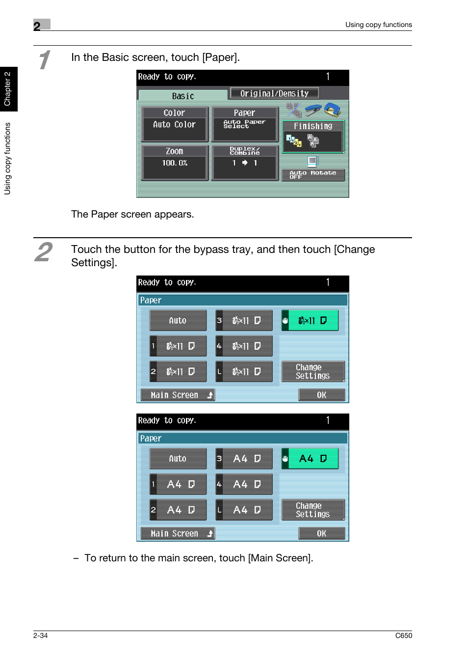 Konica Minolta bizhub C650 User Manual | Page 63 / 118