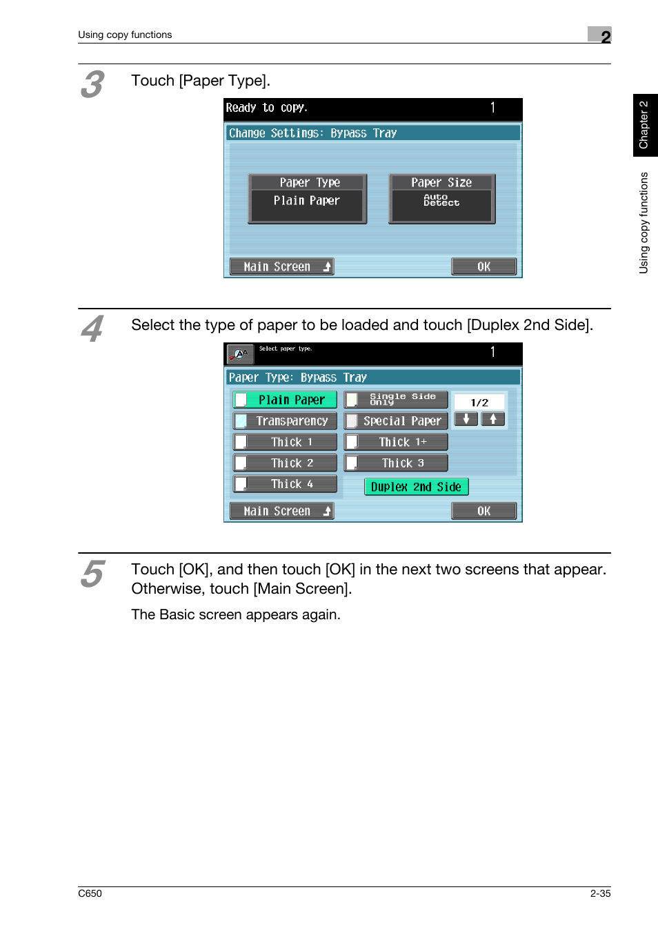 Konica Minolta bizhub C650 User Manual | Page 64 / 118