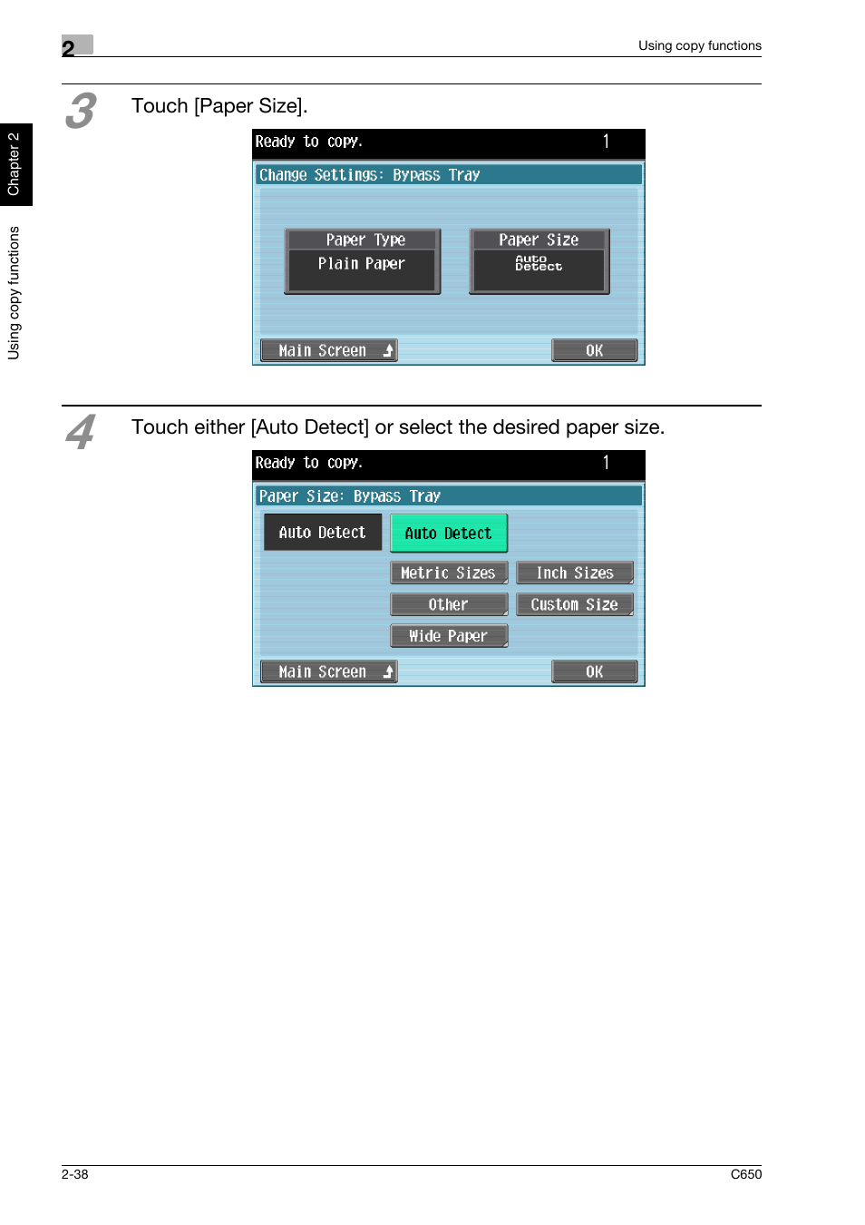 Konica Minolta bizhub C650 User Manual | Page 67 / 118