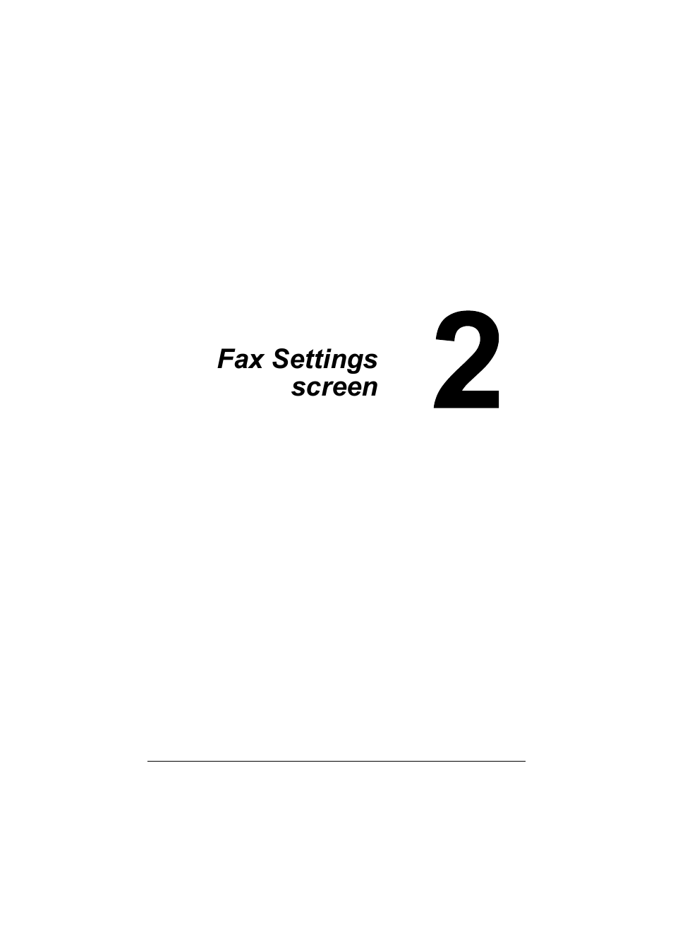 Ch.2 fax settings screen, Fax settings screen -1 | Konica Minolta bizhub C35 User Manual | Page 26 / 140