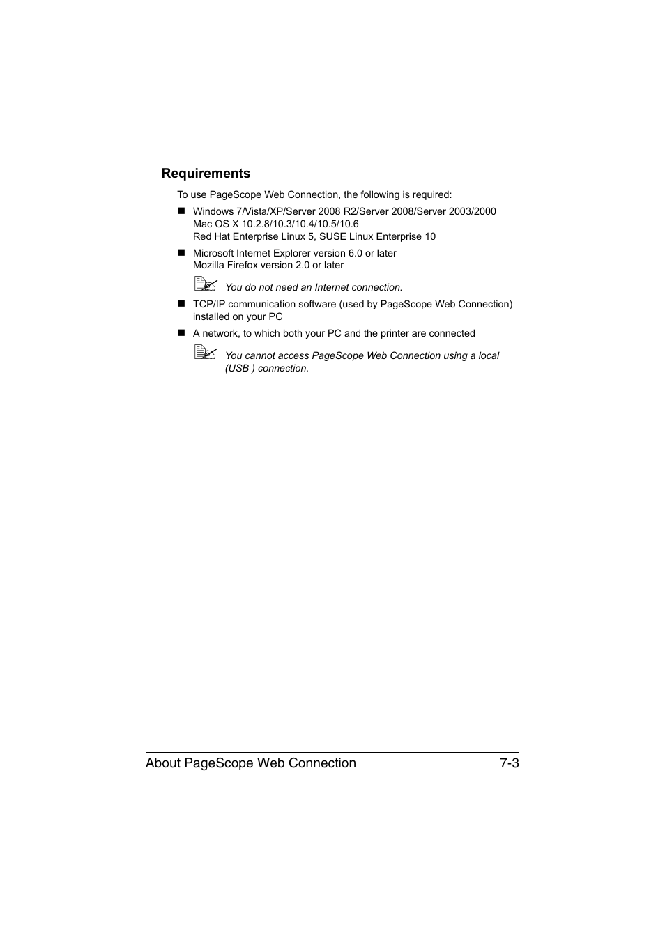 Requirements, Requirements -3 | Konica Minolta bizhub C35P User Manual | Page 222 / 409