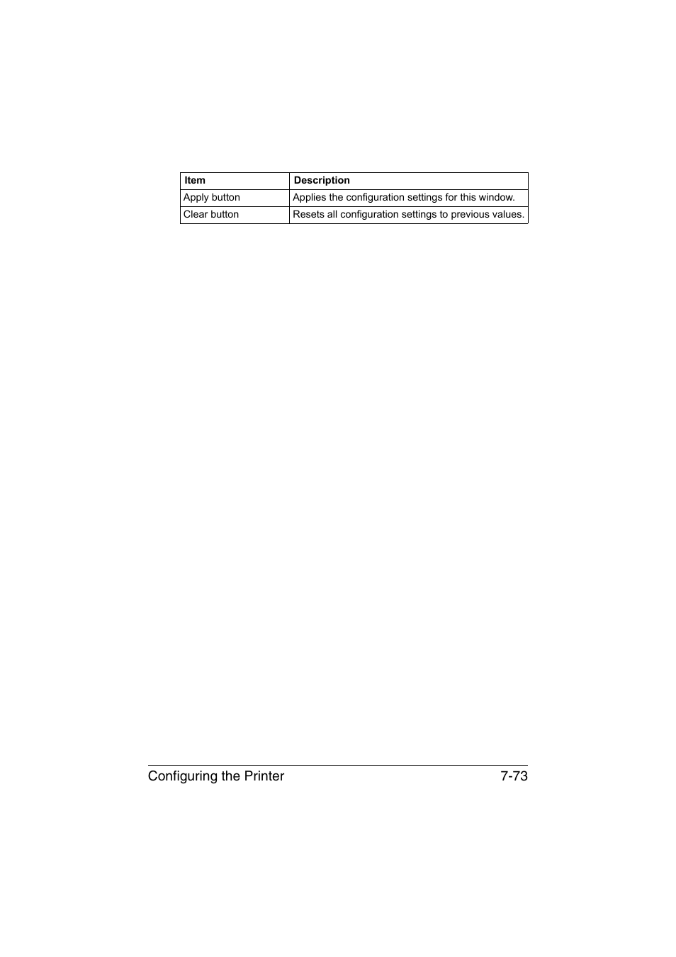 Configuring the printer 7-73 | Konica Minolta bizhub C35P User Manual | Page 292 / 409