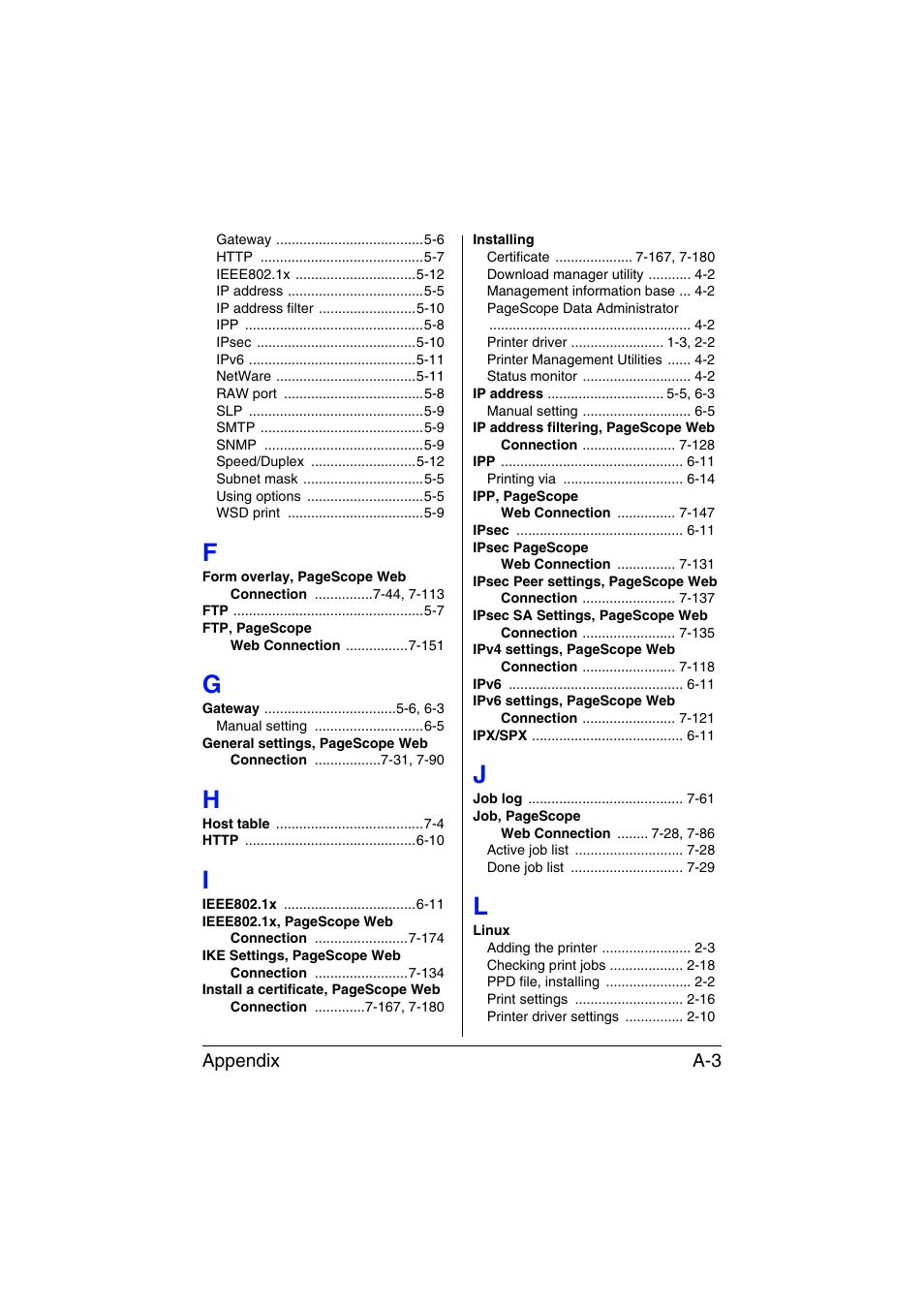 Appendix a-3 | Konica Minolta bizhub C35P User Manual | Page 404 / 409