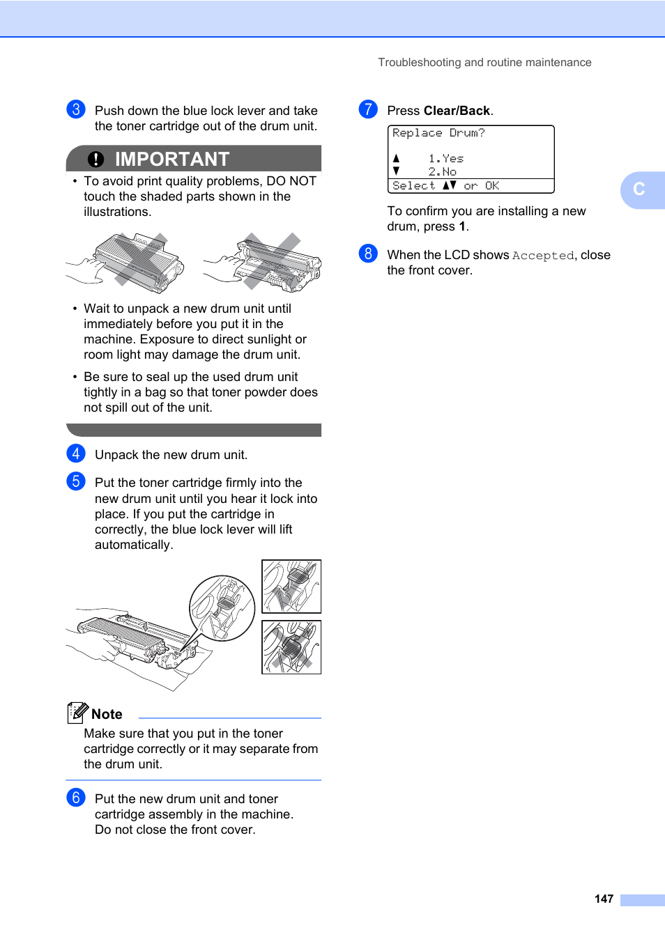 Important | Konica Minolta bizhub 20 User Manual | Page 156 / 203