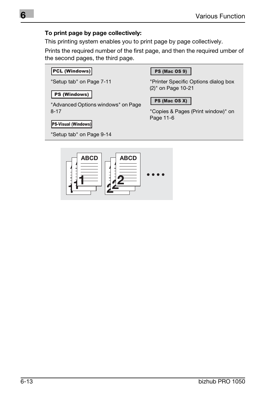 Konica Minolta BIZHUB PRO 1050 User Manual | Page 110 / 399