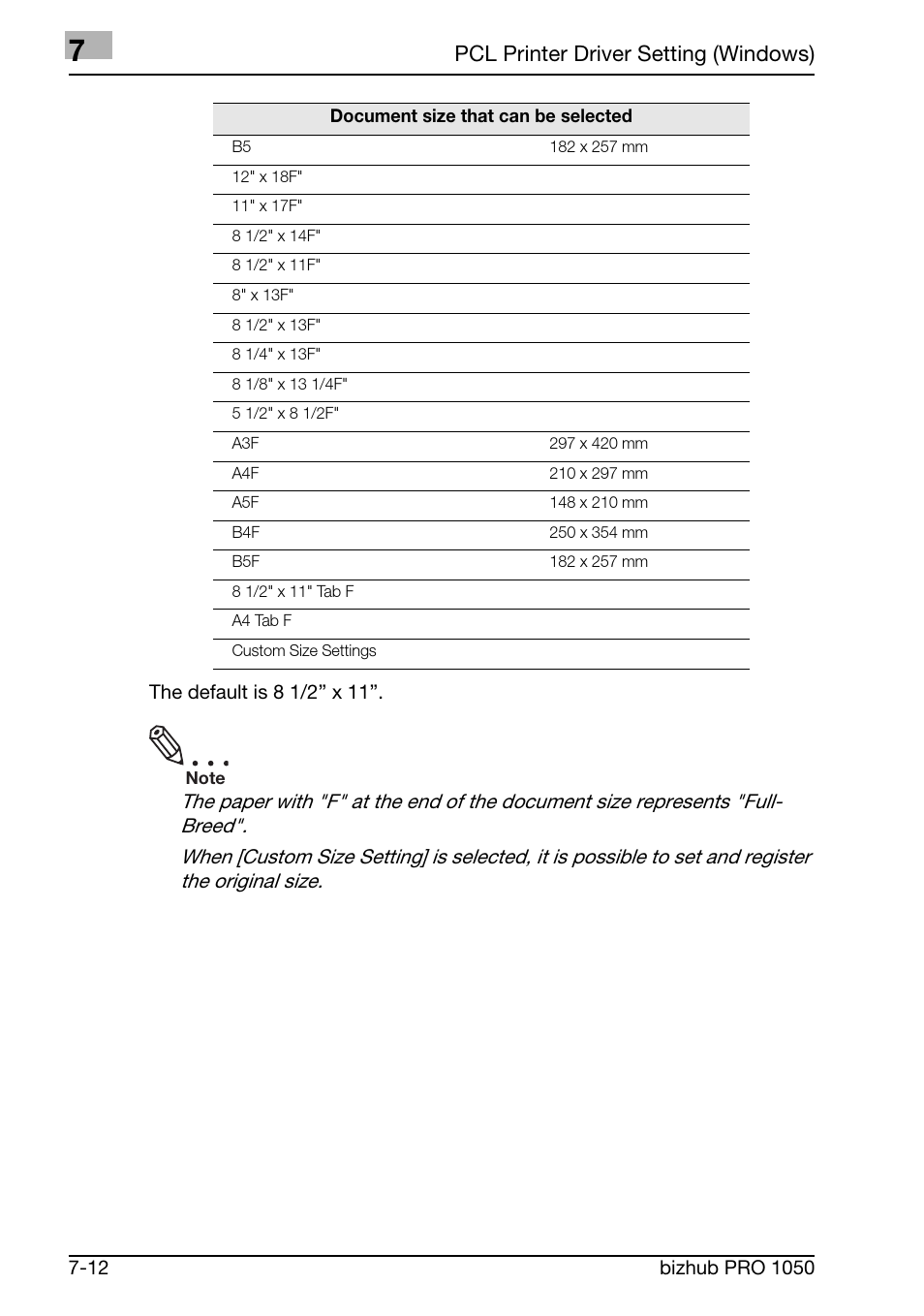 Pcl printer driver setting (windows) | Konica Minolta BIZHUB PRO 1050 User Manual | Page 141 / 399