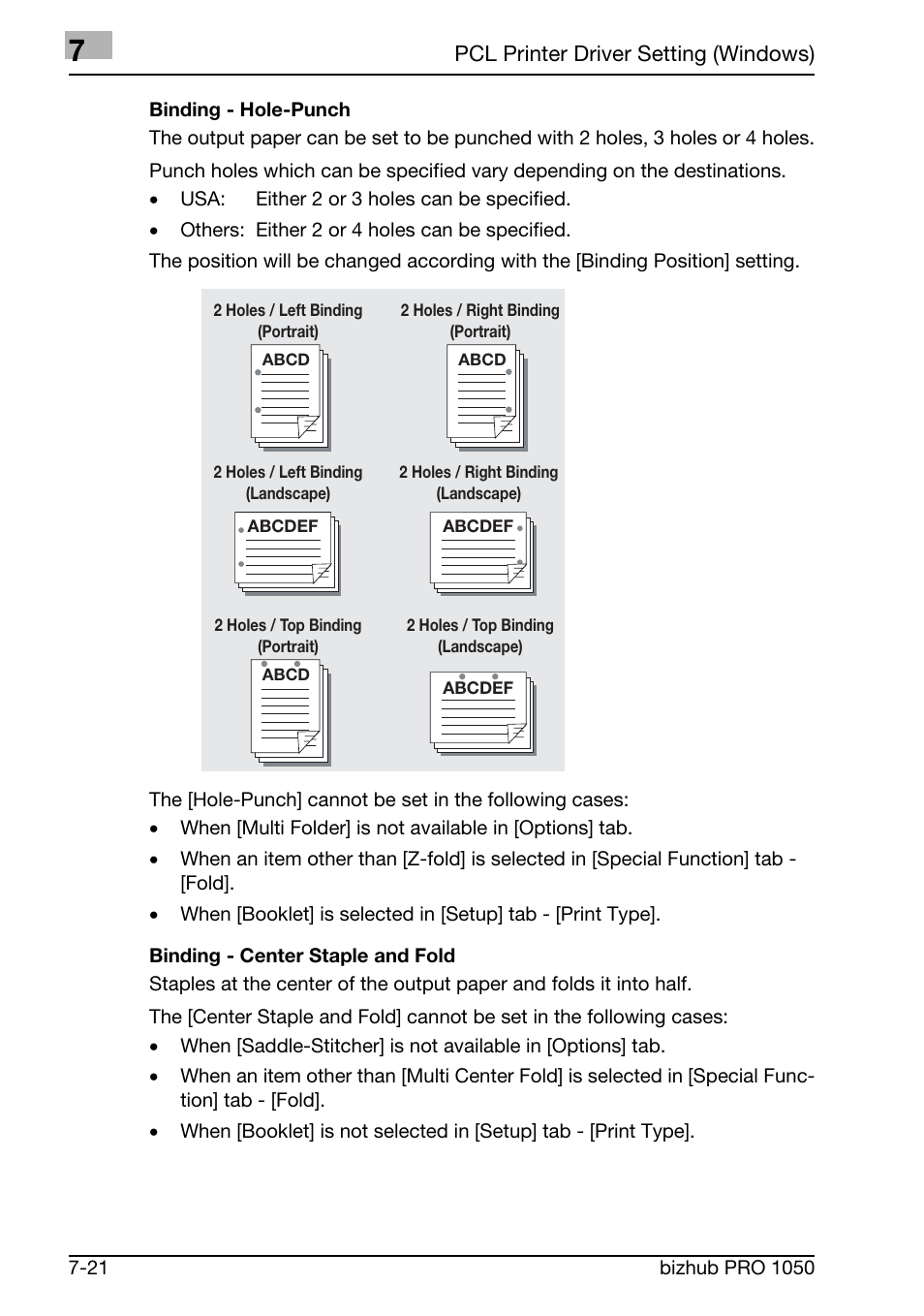 Konica Minolta BIZHUB PRO 1050 User Manual | Page 150 / 399