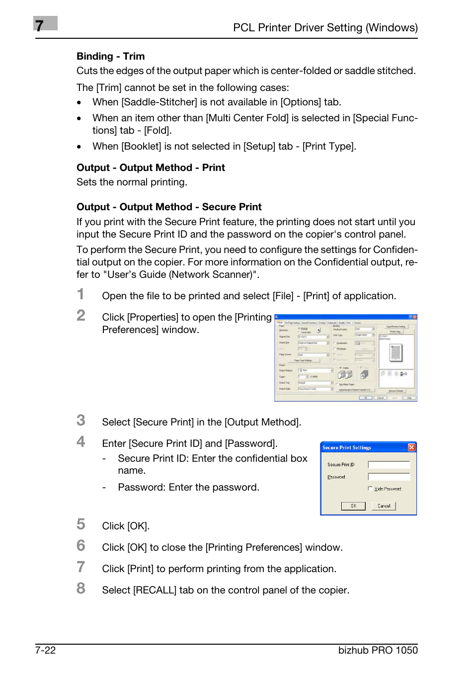 Konica Minolta BIZHUB PRO 1050 User Manual | Page 151 / 399