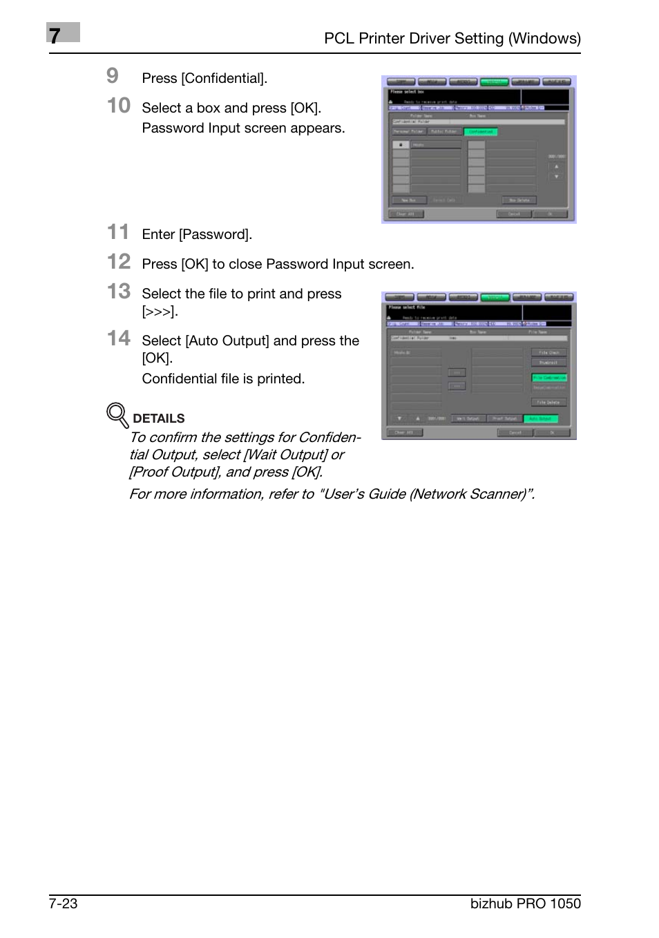 Konica Minolta BIZHUB PRO 1050 User Manual | Page 152 / 399