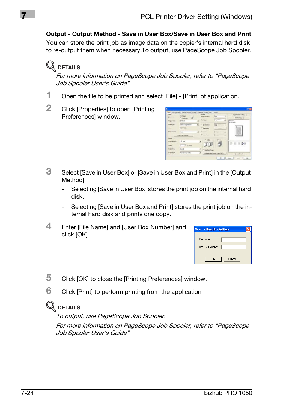 Konica Minolta BIZHUB PRO 1050 User Manual | Page 153 / 399