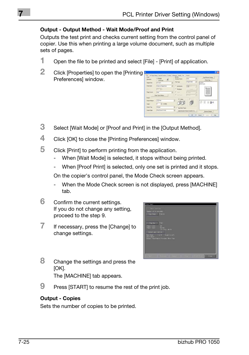 Konica Minolta BIZHUB PRO 1050 User Manual | Page 154 / 399