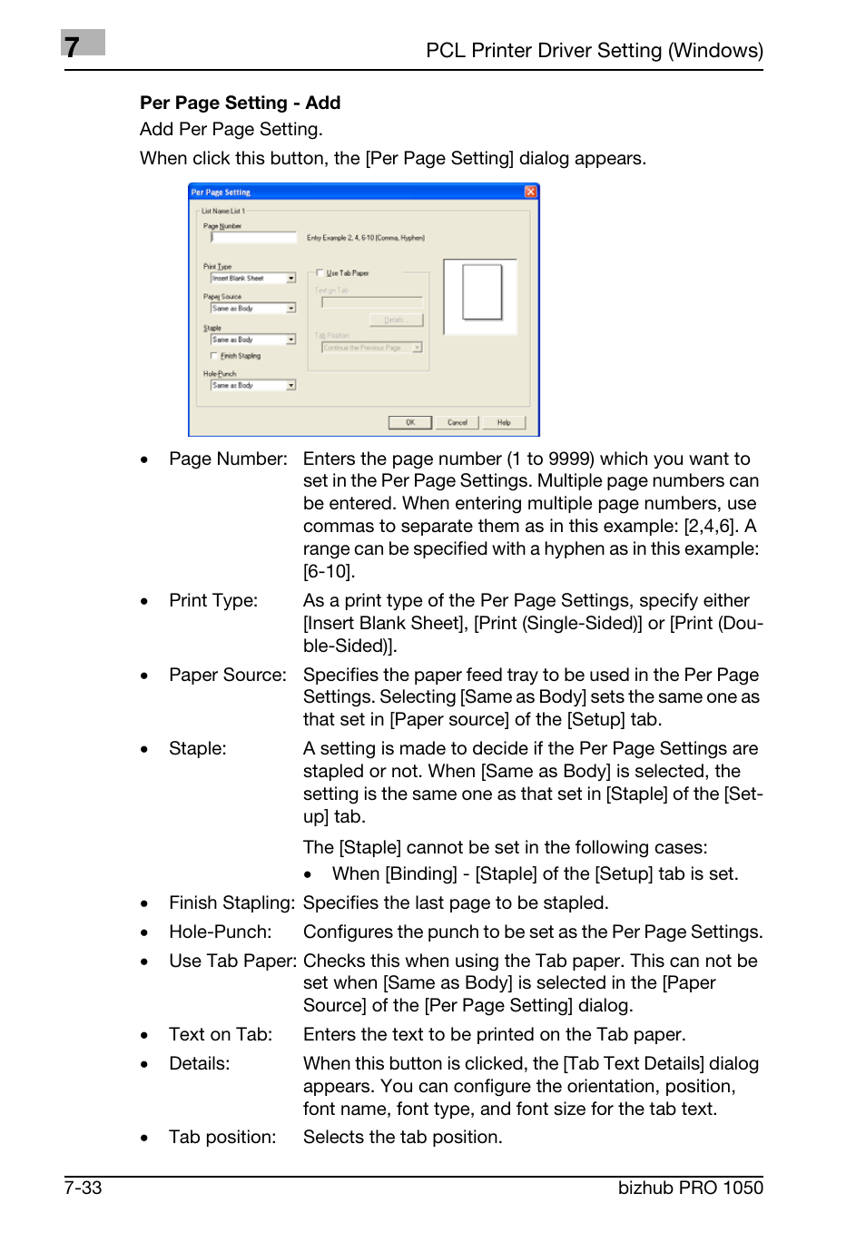 Konica Minolta BIZHUB PRO 1050 User Manual | Page 162 / 399