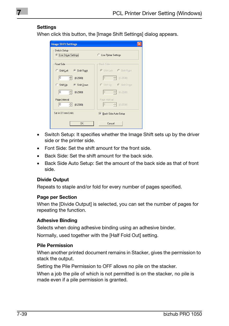 Konica Minolta BIZHUB PRO 1050 User Manual | Page 168 / 399