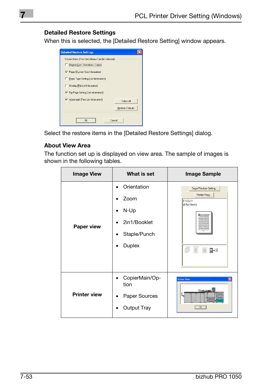 Konica Minolta BIZHUB PRO 1050 User Manual | Page 182 / 399