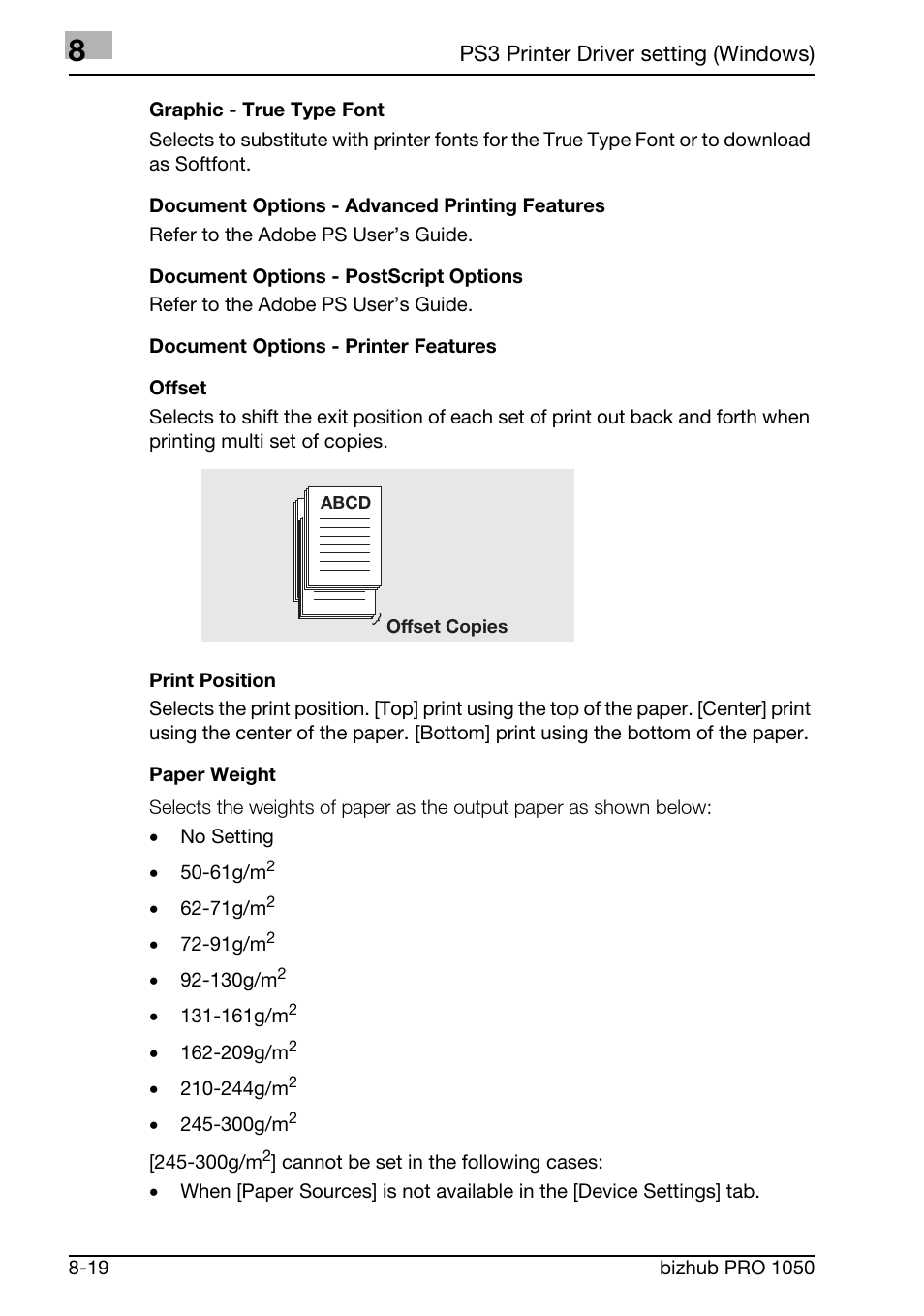 Konica Minolta BIZHUB PRO 1050 User Manual | Page 202 / 399