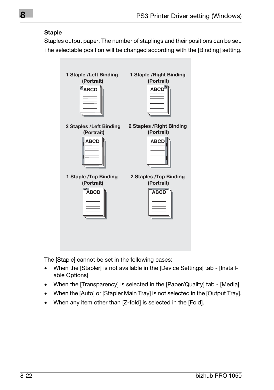 Konica Minolta BIZHUB PRO 1050 User Manual | Page 205 / 399