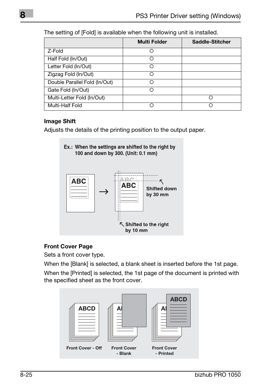 Konica Minolta BIZHUB PRO 1050 User Manual | Page 208 / 399