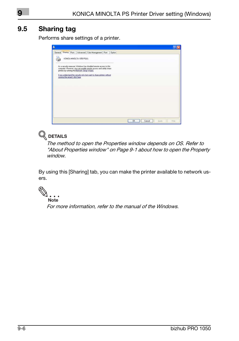 5 sharing tag | Konica Minolta BIZHUB PRO 1050 User Manual | Page 218 / 399