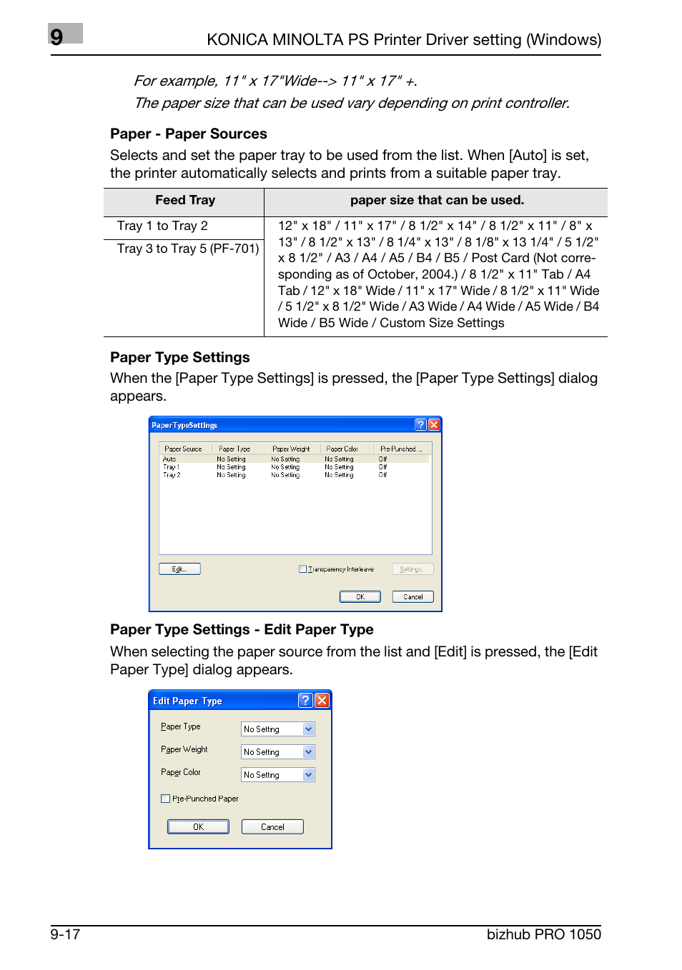 Konica Minolta BIZHUB PRO 1050 User Manual | Page 229 / 399