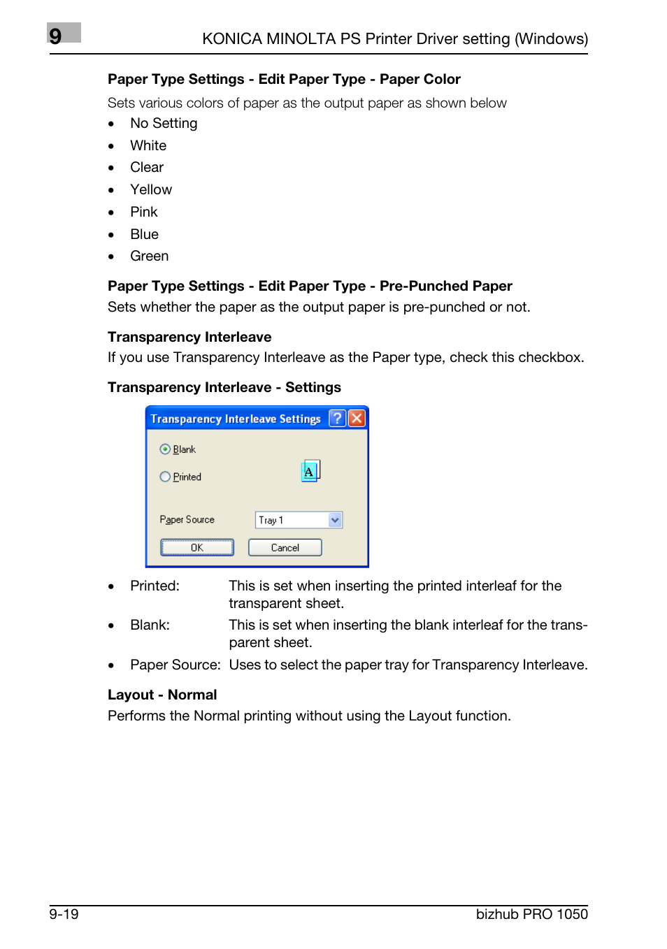 Konica Minolta BIZHUB PRO 1050 User Manual | Page 231 / 399